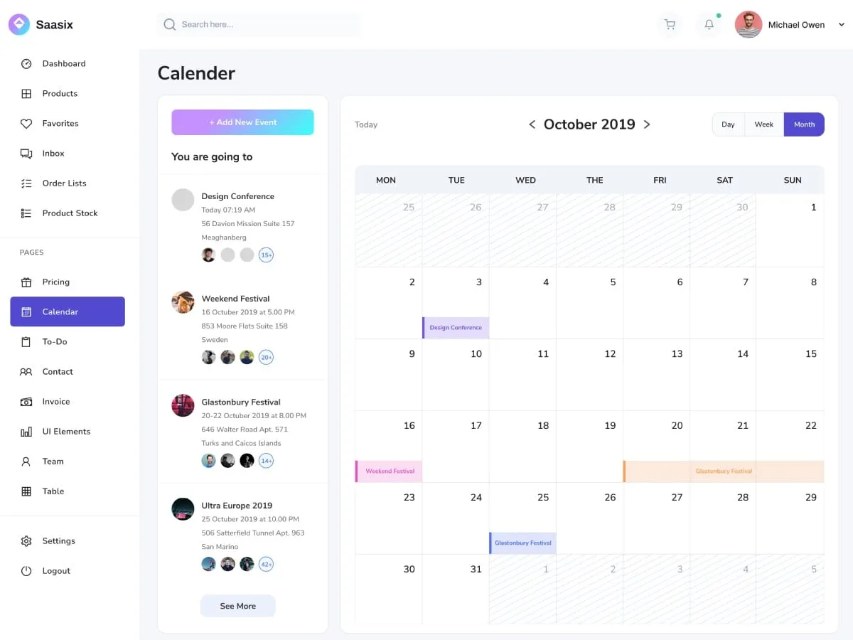 Dashboard preview 3